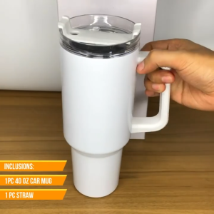 1200ML / 40oz Stainless Steel Thermal Cup with Handle