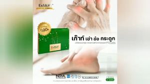 ExMuv เอกซ์มูฟ  จำนวน 3 กล่อง อาหารเสริมวิตามิน  เก๊าท์ เข่าเสื่อม 1 กล่อง บรรจุ 10 เม็ด ของแท้ ส่งฟรี