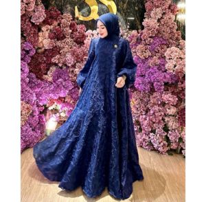 Gamis Plisket Polos Jumbo
