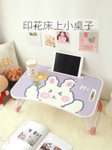 Meja Belajar 60X40 Meja Lipat Laptop Karakter Meja Lipat Korea Style Table Meja Belajar Anak