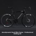 Ultra-Light High-Speed Road Bicycle for Teens And Adults Carbon Fiber Gear Competition Bike Men's Women's Handlebar. 