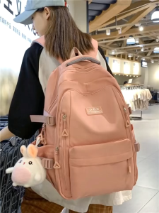 【 Store Hot Sale 】 School Bag for Girls College Students High School Students Junior High School Students Primary School 2024 New Large Capacity Backpack Travel Backpack