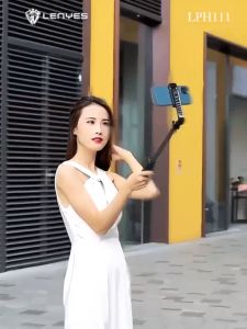 LPH111- Tongsis Tripod LENYES LPH-111 Mini Selfie Stick Kamera HP With Remote Bluetooth Monopod Portable Untuk Hand Phone
