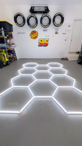 LED Honeycomb Work Light for Auto Paint Room Detailing Shop Bright White 6000K
