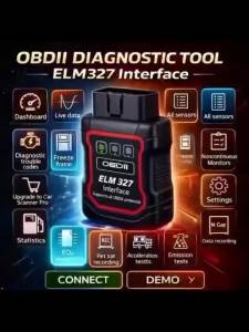 Máy Quét Không Dây ELM327 Obd2 Bluetooth Công Cụ Chẩn Đoán Tự Động Đầu Đọc Mã Xe Kiểm Tra Đèn Báo Động Động Cơ Với Ứng Dụng Miễn Phí Không Quảng Cáo Phù Hợp Phổ Quát