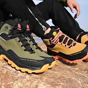 New Safety Shoes Men Boots High Top Work Sneakers Steel Toe Cap Anti-smash Puncture-Proof Work Boots Indestructible Shoes