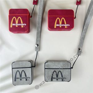 Retro M  AirPods Pro2 Wireless Bluetooth Earphone Protective Case for 1/2/3/4/5 Generations Soft Silicon Leather