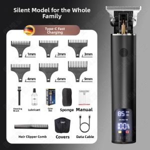 MONLEYTA | German Electric Hair Clipper Beard Trimmer Mens Self-Service Bald Head Shaving Machine Professional Barber Scissors