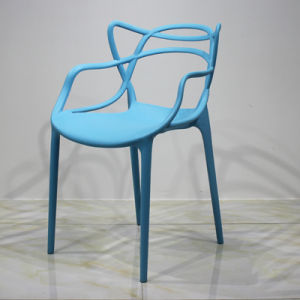 Scandinavian Dining Chair For Home Modern Minimalist Plastic Integrated Thickened Backrest for Dining Chair Adult White Stool Mahjong Chair