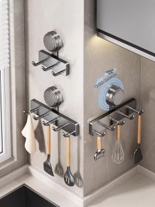 FAJIENUO | Suction Cup No-Drill Strong Load Bearing Hook Rack