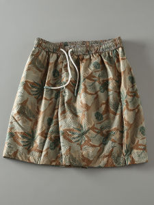 Quần Short in Hoa Phong Cách Mỹ Mùa Hè Mới Cho Nam Quần Short Bóng Rổ Rộng Rãi Quần Short Thể Thao Năm Nút Quần Short Thường Ngày Quần Short Mùa Hè