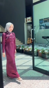 Dress Lebaran Mewah Payet Terbaru Baju Bridesmaid Kondangan Kinara