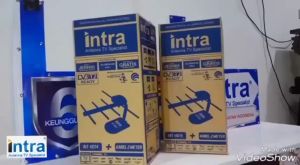 Intra INT HD-14 Antena Tv Digital Dalam Ruangan Indoor Panjang Kabel 2 Meter