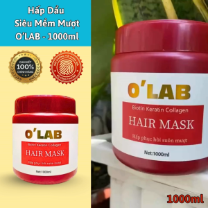 Hấp Dầu Tóc Siêu Mềm Mượt O’LAB - 1000ml  Giúp Tóc Mềm Mượt Óng Ả  Hương Thơm Quyến Rũ  Chính Hãng.