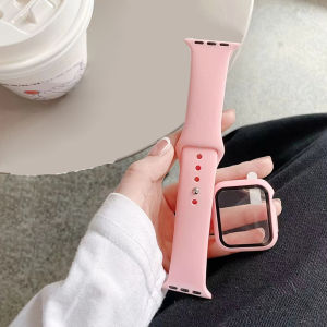Strap and Case for Watch Ultra 2/1 49mm Women Men Smart Watch Series 10 9 8 7 SE2/SE 6 5 4 3 2 1 46mm 42mm 45mm 41mm 44mm 40mm 38mm Replacement Band and Protector Case
