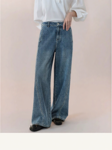 AIVEI | Retro Laid-back Loose Straight Leg Jeans