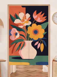 No-Drill Kitchen Bathroom Bedroom Passage Partition Curtains Privacy Shades New 2025 Cotton Linen Blend Door Curtains