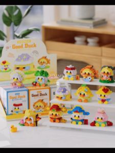 小黄鸭 Mini Happy Cute Duck Toys Building Block Nano Block 3D Puzzled Birthday Gift for Kid