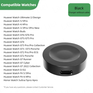 For Huawei Watch Charger Magnetic Charger GT6 GT5 GT4 GT3 Pro Cyber Runner GT 2022 Watch 5 4 3 Ultimate Buds
