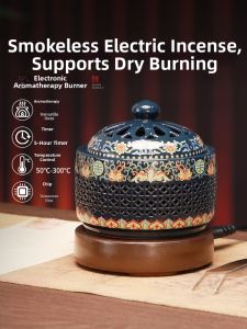 FUSHENGTANG | Timed Temperature-adjustable Electric Incense Heater for Home Use
