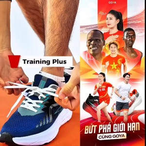 [Tặng dây giày] Giày thể thao chạy bộ nam nữ Goya Plus năm 2026 màu xanh dương v1