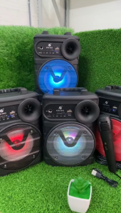 ลำโพงบลูทูธ KTS-1512 ดอก4นิ้ว แถมไมค์สาย ลำโพงพกพาเสียงดี รองรับUSB/TF มีปลายทาง เลือกสีได้ ลำโพงไร้สาย บลูทูธ