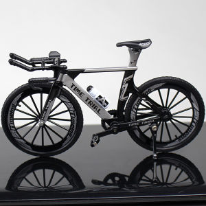Mini 1:10 New Model Alloy Bicycle Diecast Finger Mountain Simulation Metal Bend Road Bike Collection Gifts Toys for children