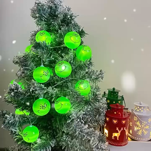 Christmas Decoration Lights - Waterproof LED Globe String Lights for Xmas Tree Indoor Outdoor Battery Powered with Remote Control Holiday Wedding Party Decor