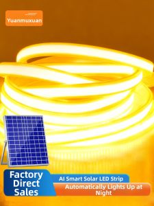 YUANMUXUAN | Waterproof Super Bright Solar LED Light Strip