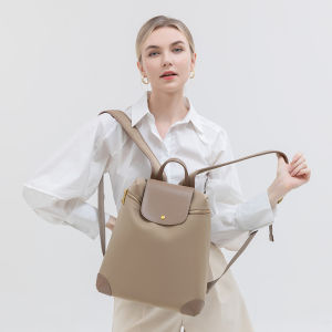 Fashion Backpacks Women Urban Bags Vintage Leather Female Bag Anti-theft Outdoor Travel Bags Wear Resistant Handbag Waterproof Leisure Backbags Ladies Commuter Bags Dirt Resistant Navy Blue Color 2025 New Luxury Design