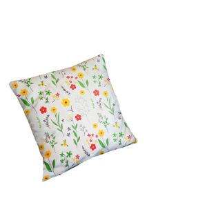 Sarung Bantal Kursi/Sofa Motif Bunga Resleting Elegan Mewah Sarban Sofa LP