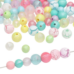 30/50Pcs Acrylic Jelly AB Đầy Màu Sắc miếng đệm tròn Hạt màu trơn Bayberry Bóng Hạt Cho làm đồ trang sức vòng tay tự làm phụ kiện hoa tai