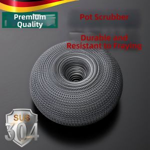TAOKOU | Non-shedding Large Kitchen Scrub Steel Ball Food Grade 304 Stainless