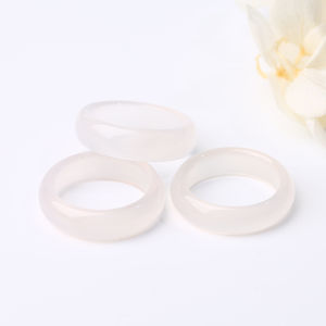 แหวนหมุนแบบถือได้ แหวนรูปวงแหวน แหวนหาง แหวนรูปวงแหวน DIY แหวนหินมัมบ้าสีขาว ดำ แดง อุปกรณ์ทำเครื่องประดับแบบถือได้