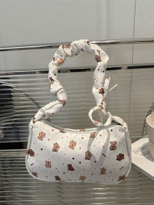 Túi Đeo Vai Hoa Ngọt Ngào Dễ Thương Cho Nữ Túi Đeo Chéo Kiểu Mới 2025 Túi Đeo Chéo Hình Bánh Bao Đa Năng Túi Đeo Chéo Mềm Mại