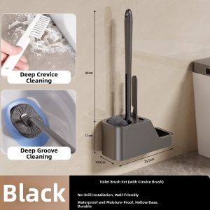 XUANG | Deep Clean Toilet Brush Set with Holder