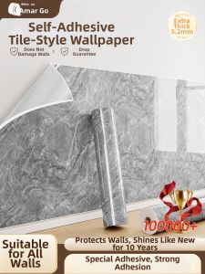 O Margo | Waterproof Moisture-Resistant Washable Self-adhesive Fake Tile Wallpaper