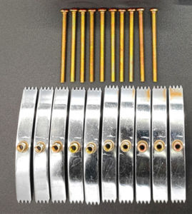 20/10Set 86 Type Cassette Repair Steel Plates with Mounting Screws Universal Switch Socket Fixed Junction Box Replacement part