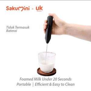 Sakumini Pengocok Susu Pengaduk Portable Electric Milk Frother