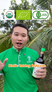 Nước Tương Mật Hoa Dừa SOKFARM Organic Thuần Chay 1L