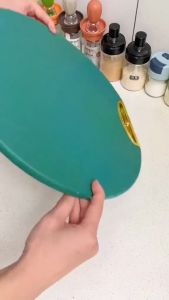 Talenan Bulat Anti Jamur Plastik Premium Multifungsi Aesthetic Viral Tik Tok