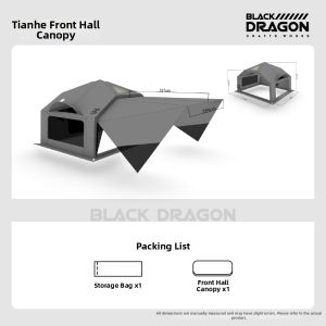 BLACK DRAGON | Professional Camping Inflatable Tent