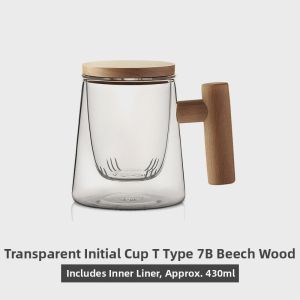YOGEHOME | Tea Infuser Glass Cup