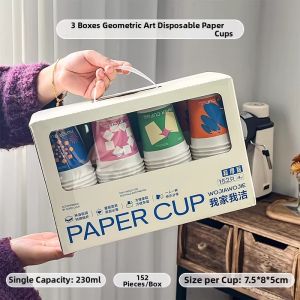 XIDI | Cute Cartoon Cat Disposable Paper Cups