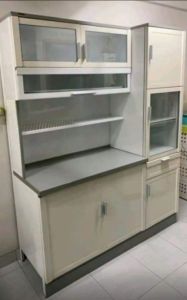 ตู้ครัวอลูมืเนียมแท้ 100% / แบบมีตู้ข้าง