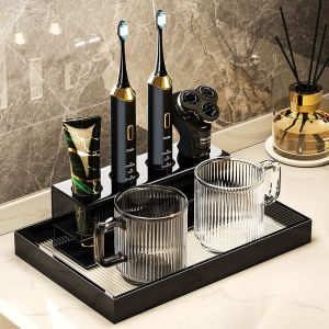 Luxury Household Toothbrushing Goblet with Organizer