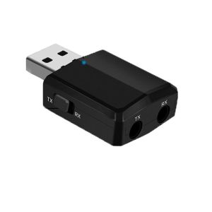 USB Bluetooth 5.0 Bộ Thu Phát Âm Thanh 3 Trong 1 Adapter Dongle Với Cáp 3.5 Mm Cho Tivi Tai Nghe Âm Thanh Nổi Tại Nhà Xe Ô Tô Âm Thanh HIFI