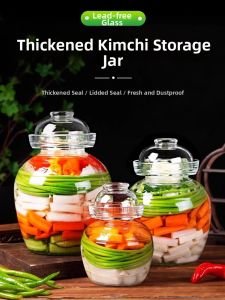 QIAOLESEN | Thickened Large Sealed Food Jar for Pickles