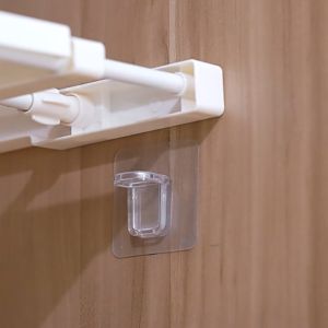 ตะขอแขวนผนัง ตะขอแปะที่เก็บปลั๊กไฟ อเนกประสงค์ ใส ตะขอกาวสองด้าน มีกาวในตัว ตะขอแขวน จัดส่งที่รวดเร็ว กาวแขนรับชั้น