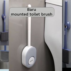 ECOCO Flat Magnetic Toilet Brush - Sikat Toilet WC Magnet Kloset Kamar Mandi Bathroom Brush Silicon Pembersih kamar mandi estetik minimalis homeware